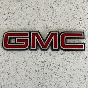 GMC Red & Chrome Emblem